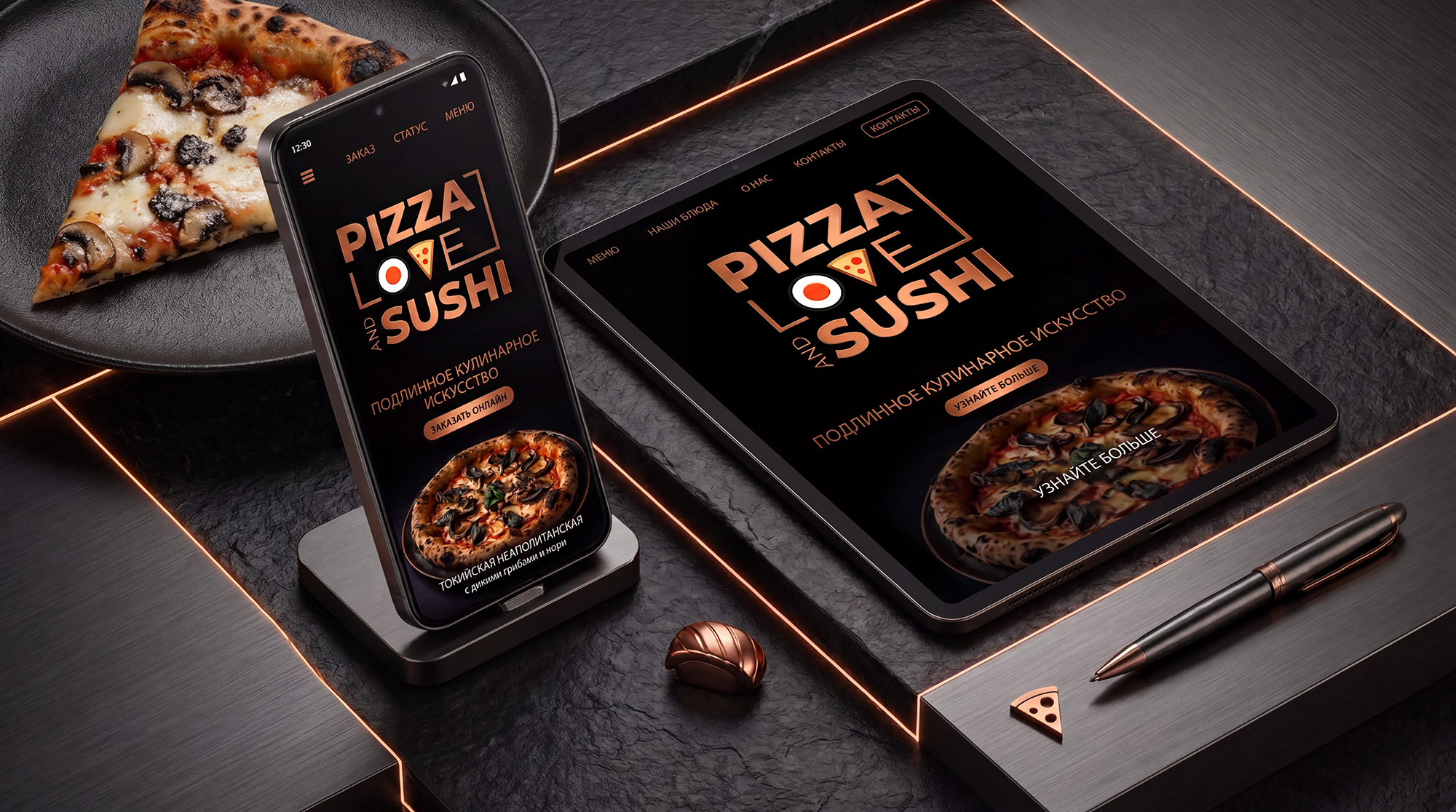 PIZZA LOVE: САЙТ